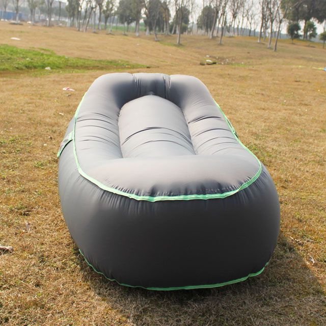 Inflatable Bean Bag Blow Up Without Air Pump Hangingout Sofa Pouch Couch