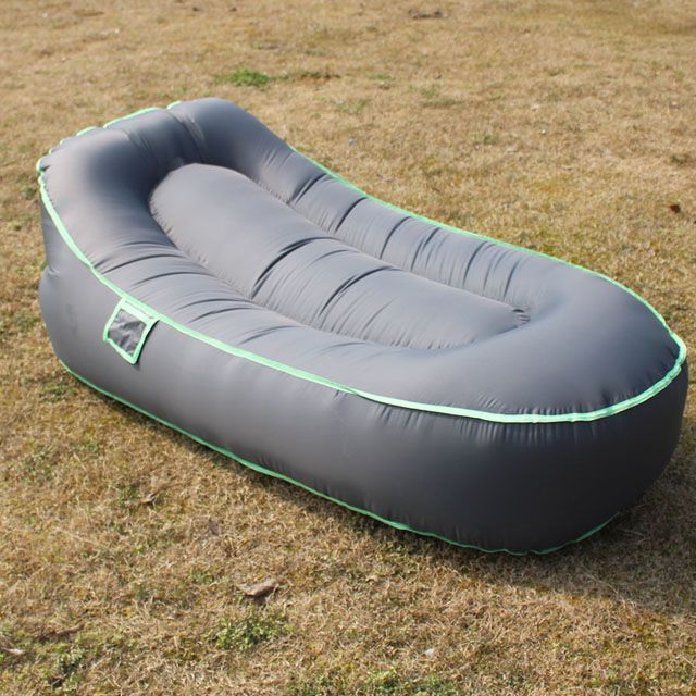Inflatable Bean Bag Blow Up Without Air Pump Hangingout Sofa Pouch Couch